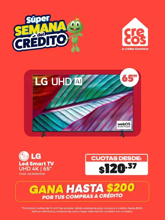 Catálogo Crecos en Azogues | Ofertas principales para todos los clientes | 2025-10-20T00:00:00.000Z - 2025-11-03T00:00:00.000Z