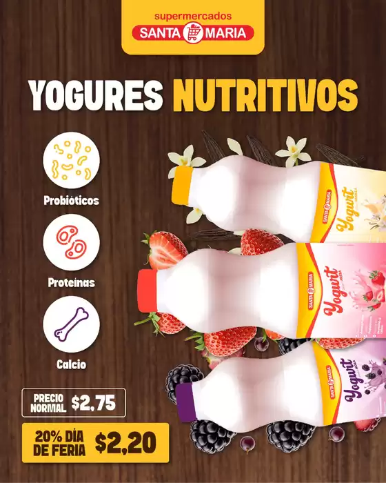 Catálogo Santa Maria en San Vicente | Yougures nutritivos  | 2025-10-21T00:00:00.000Z - 2025-10-31T00:00:00.000Z