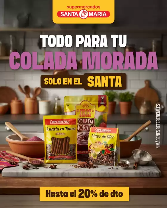 Catálogo Santa Maria | Todo para tu colada morada  | 2025-10-22T00:00:00.000Z - 2025-10-31T00:00:00.000Z