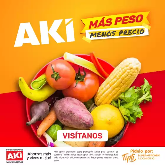 Catálogo Akí en Ambato | Mas peso menos precio! | 2025-10-23T00:00:00.000Z - 2025-11-02T00:00:00.000Z
