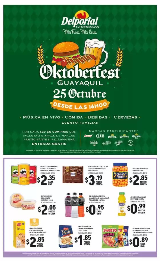 Catálogo Supermercados Delportal en Ambato | Oktoberfest  | 2025-10-23T00:00:00.000Z - 2025-11-15T00:00:00.000Z
