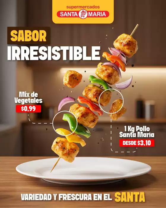 Catálogo Santa Maria en Montecristi | Ofertas principales para todos los clientes | 2025-10-23T00:00:00.000Z - 2025-11-06T00:00:00.000Z