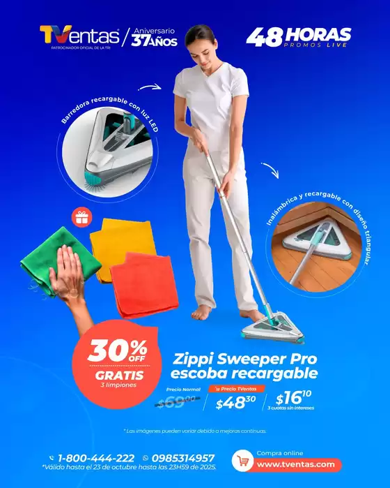 Catálogo TVentas en Tabacundo | Gran variedad de ofertas | 2025-10-24T00:00:00.000Z - 2025-11-07T00:00:00.000Z