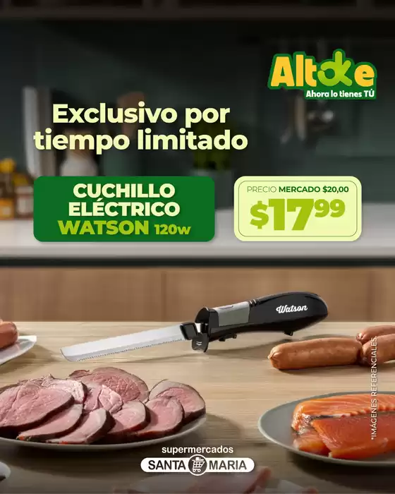 Catálogo Santa Maria en Playas | Cuchillo electrico  | 2025-10-27T00:00:00.000Z - 2025-11-09T00:00:00.000Z