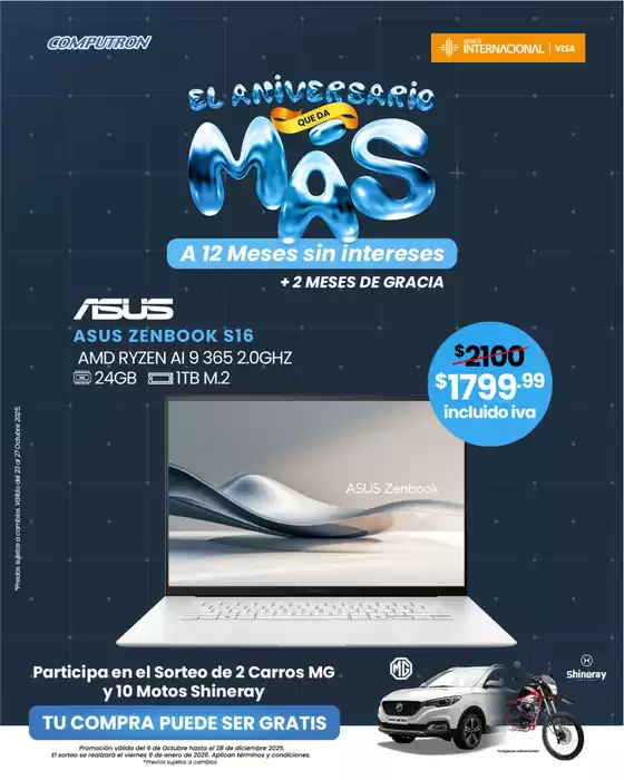 Catálogo Computron en Puerto López | Nuestras mejores gangas | 2025-10-28T00:00:00.000Z - 2025-11-11T00:00:00.000Z