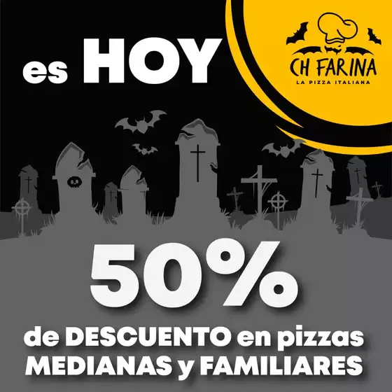 Catálogo Ch Farina | 50% de descuento en pizzas  | 2025-10-29T00:00:00.000Z - 2025-10-29T00:00:00.000Z