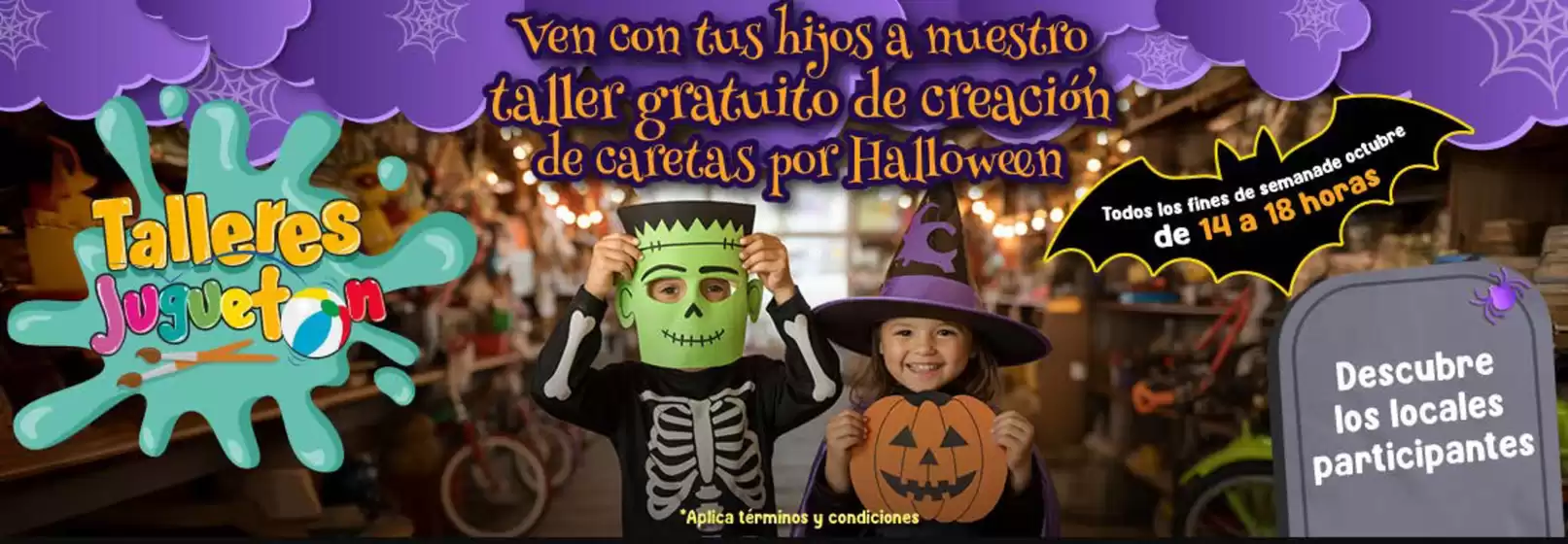 Catálogo Juguetón en Santo Domingo | Crea tu propia historia de halloween con Juguetón | 2025-10-29T00:00:00.000Z - 2025-10-31T00:00:00.000Z
