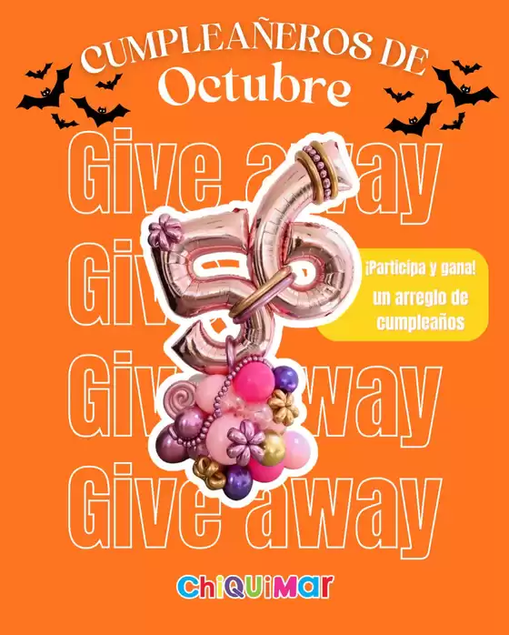 Catálogo Chiquimar en Santo Domingo | Cumpleaneros de octubre  | 2025-10-29T00:00:00.000Z - 2025-10-31T00:00:00.000Z