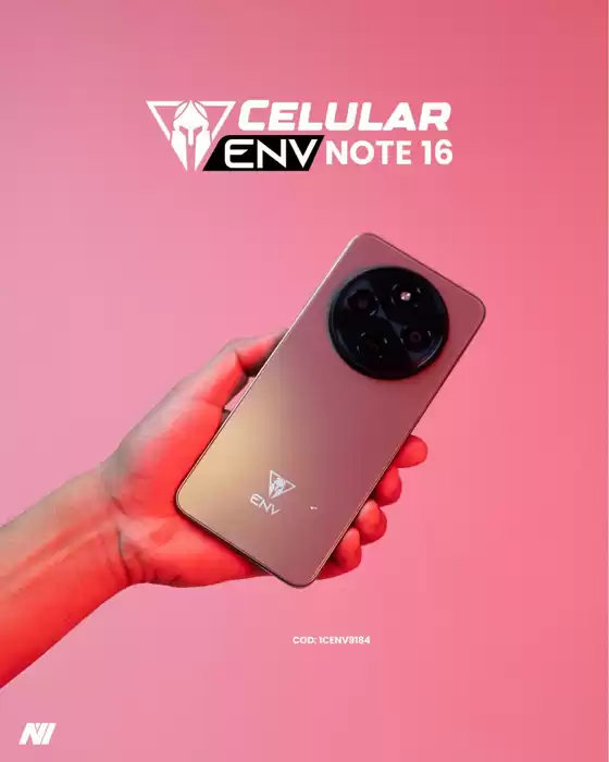 Catálogo Novicompu en Quito | Celular ENV Note 16 | 2025-10-30T00:00:00.000Z - 2025-11-09T00:00:00.000Z