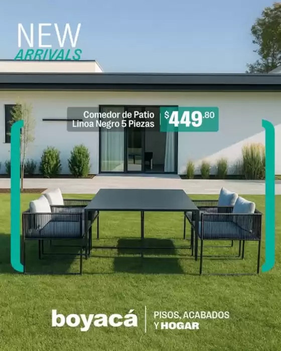 Catálogo Boyacá en Riobamba | Comedor de patio  | 2025-10-31T00:00:00.000Z - 2025-11-09T00:00:00.000Z