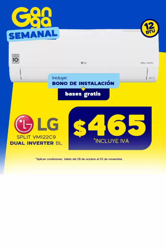 Catálogo Almacenes La Ganga en Pimampiro | Nuestras mejores ofertas para ti | 2025-10-28T00:00:00.000Z - 2025-11-03T00:00:00.000Z