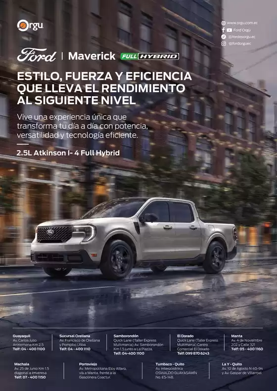 Catálogo Ford en Ventanas | Ford Maverick | 2025-11-01T00:00:00.000Z - 2025-11-15T00:00:00.000Z