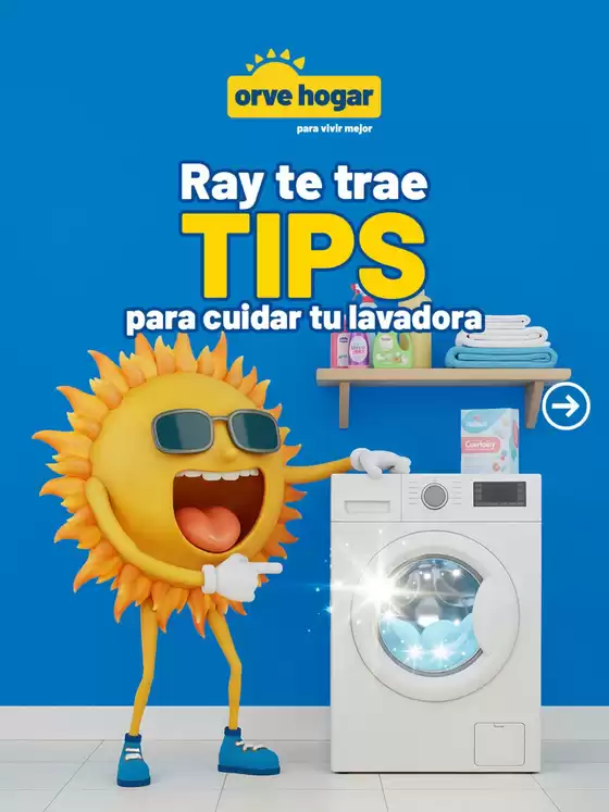 Catálogo Orve Hogar en Quito | Ray te trae tips para cuidar tu lavadora | 2025-11-04T00:00:00.000Z - 2025-11-30T00:00:00.000Z