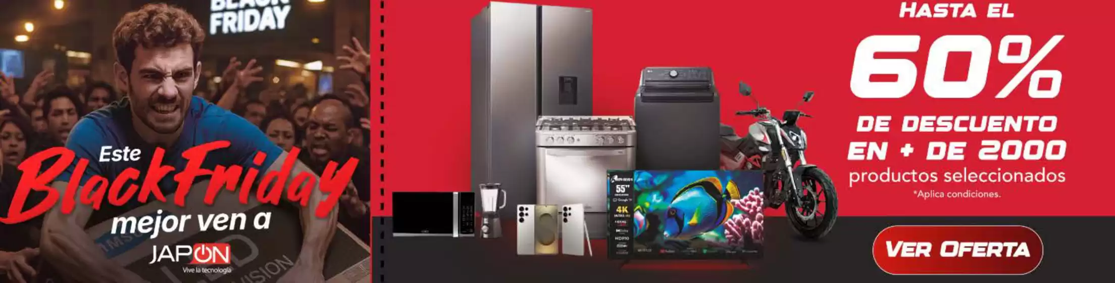 Catálogo Almacenes Japón | ESte Black Friday 60% de descuento | 2025-11-06T00:00:00.000Z - 2025-11-30T00:00:00.000Z