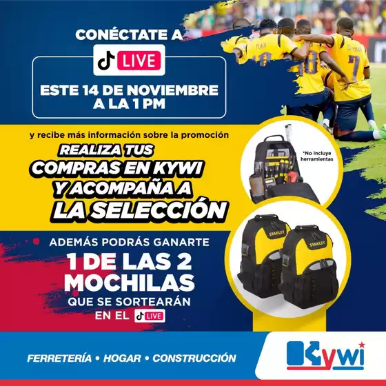 Catálogo Kywi en Atacames Canton | Ahorra ahora con nuestras ofertas | 2025-11-14T00:00:00.000Z - 2025-11-14T00:00:00.000Z