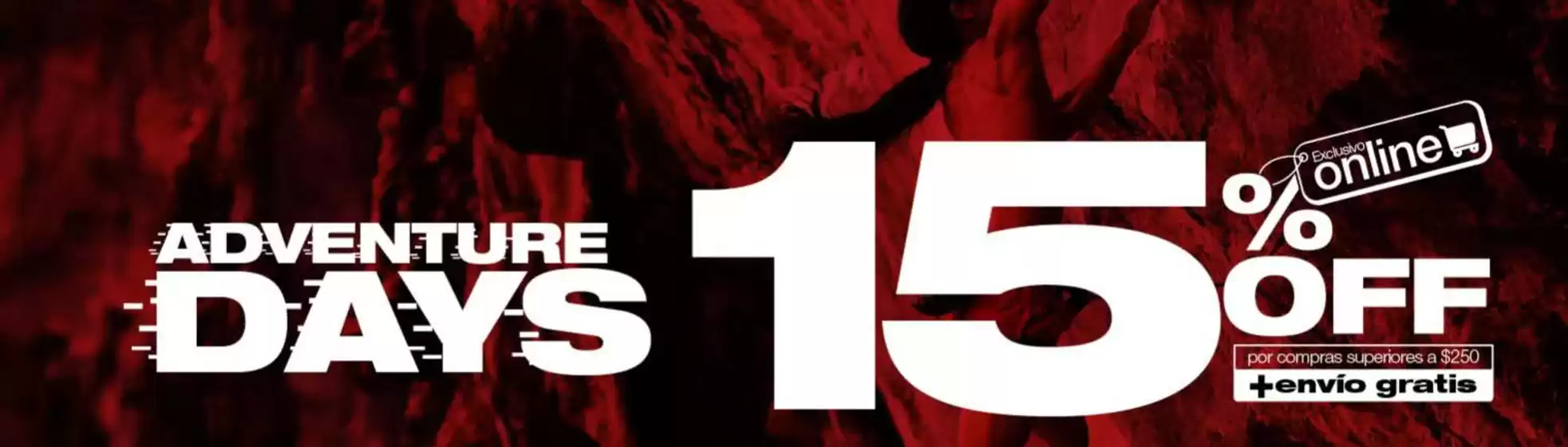 Catálogo The North Face en Quito | Adventure days 15%off | 2025-11-19T00:00:00.000Z - 2025-11-30T00:00:00.000Z