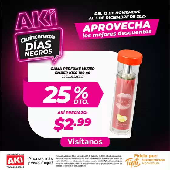Catálogo Akí en Duran | Quincenazo dias negros  | 2025-11-19T00:00:00.000Z - 2025-12-03T00:00:00.000Z