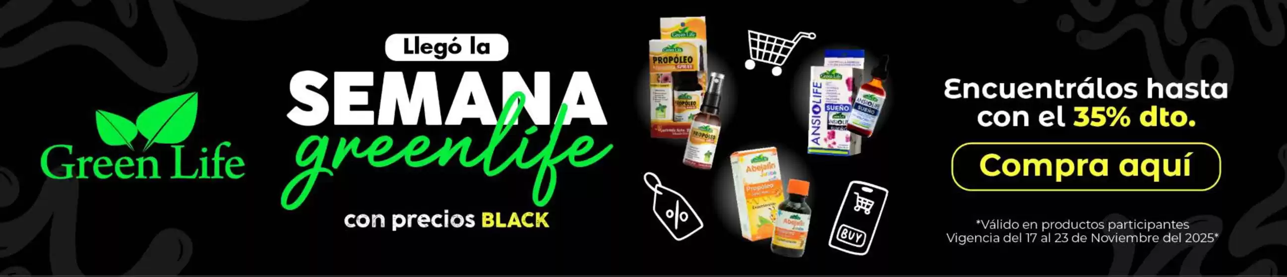 Catálogo Farmacias Medicity en La Libertad | Semana Greenlife | 2025-11-19T00:00:00.000Z - 2025-11-23T00:00:00.000Z