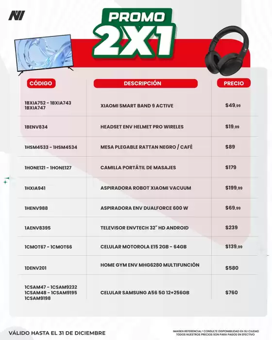 Catálogo Novicompu en Quito | Promo 2x1 | 2025-12-03T00:00:00.000Z - 2025-12-31T00:00:00.000Z