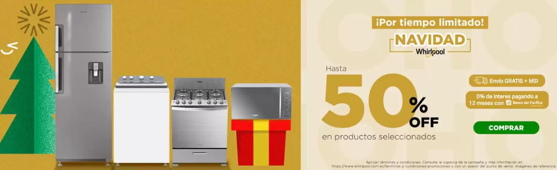 Catálogo Whirlpool en Baños de Agua Santa | Navidad hasta 50%off | 2025-12-04T00:00:00.000Z - 2025-12-24T00:00:00.000Z