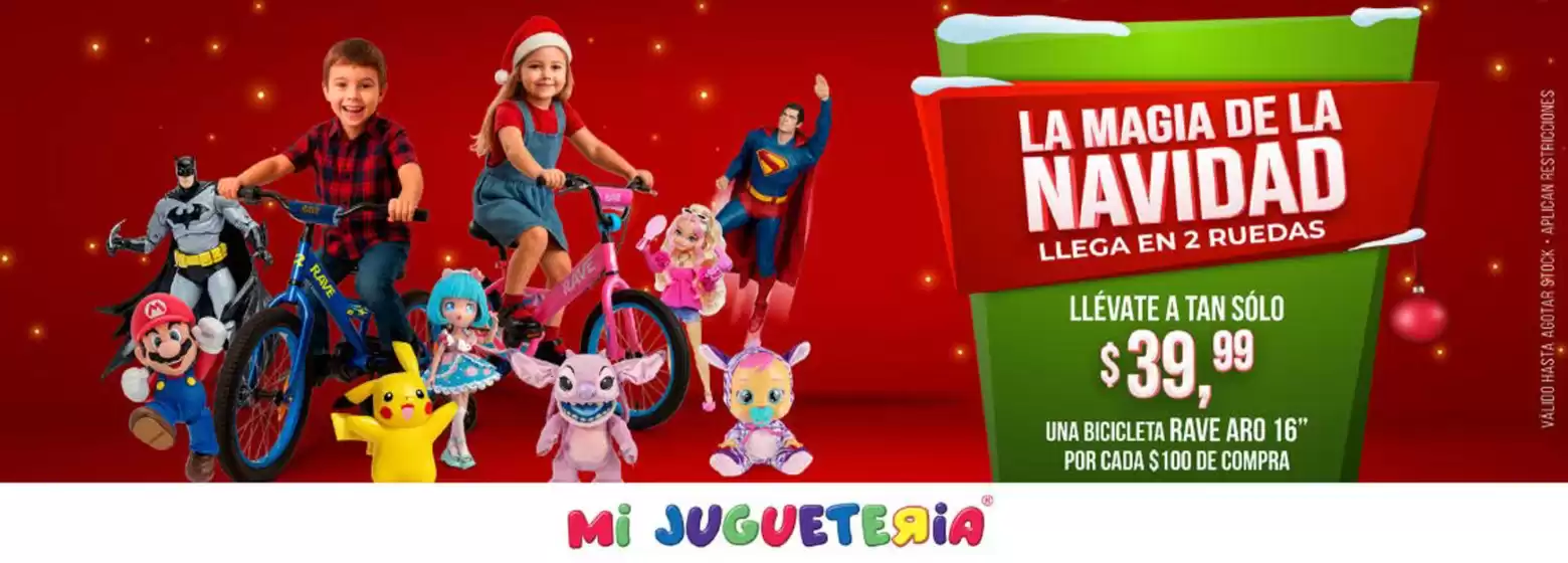 Catálogo Mi Juguetería en El Pangui | La magia de la navidad  | 2025-12-05T00:00:00.000Z - 2025-12-24T00:00:00.000Z