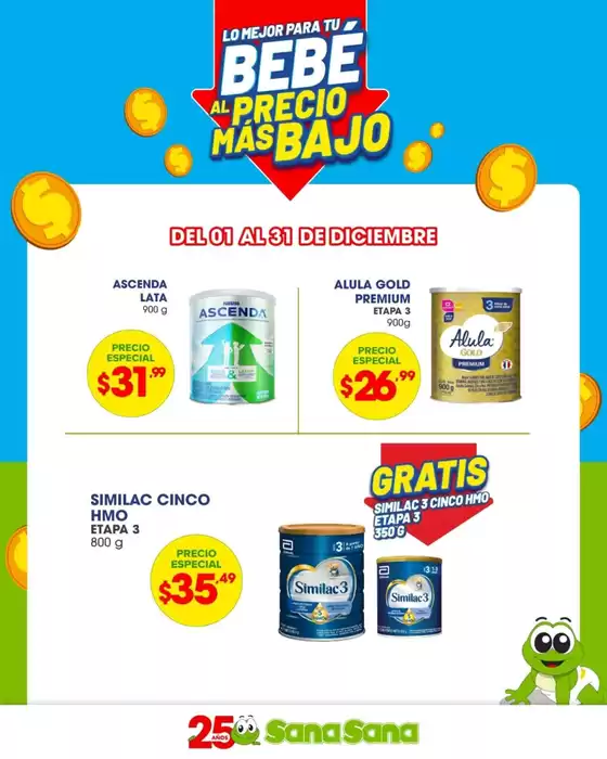 Catálogo Farmacias SanaSana en El Pangui | Grandes descuentos en productos seleccionados | 2025-12-01T00:00:00.000Z - 2025-12-31T00:00:00.000Z