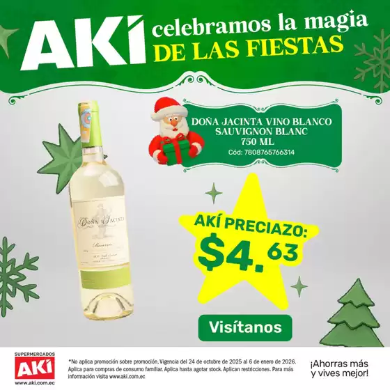 Catálogo Akí en Guayaquil | Celebramos la magia de las fiestas  | 2025-12-09T00:00:00.000Z - 2026-01-06T00:00:00.000Z