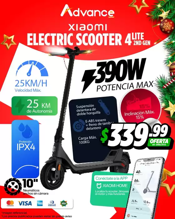 Catálogo Advance | Xiaomi Electric Scooter | 2025-12-15T00:00:00.000Z - 2025-12-31T00:00:00.000Z