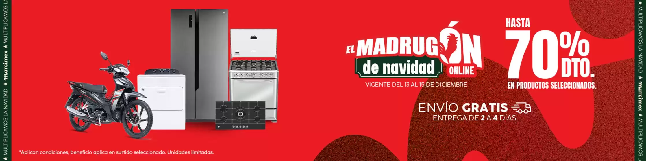 Catálogo Marcimex en Santo Domingo | Gangas y ofertas actuales | 2025-12-13T00:00:00.000Z - 2025-12-15T00:00:00.000Z