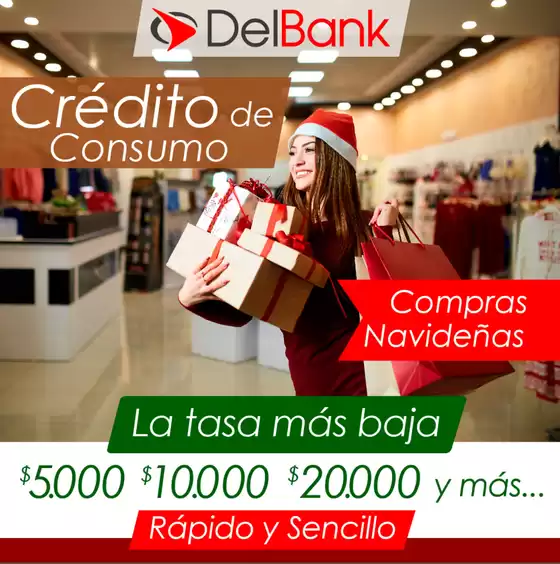 Catálogo Banco Delbank en La Concordia | Compras navideñas | 2025-12-18T00:00:00.000Z - 2025-12-24T00:00:00.000Z