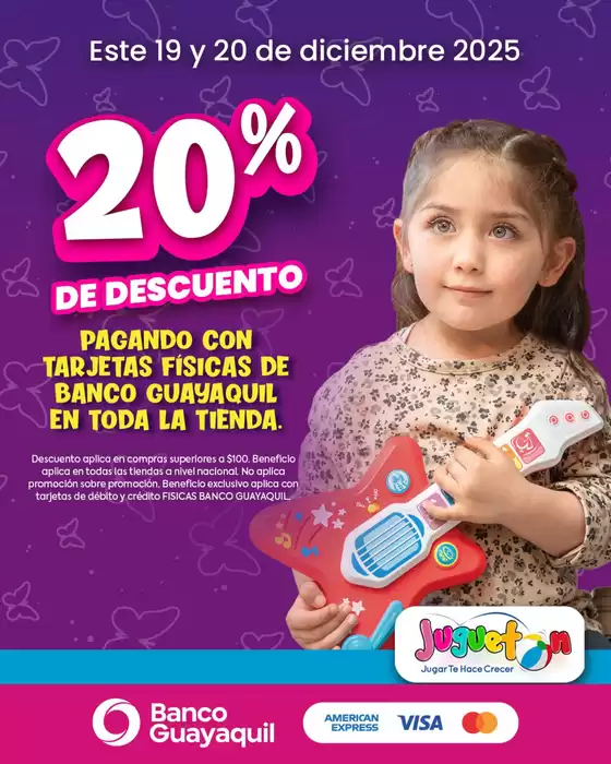 Catálogo Juguetón en Milagro | 20%de descuento  | 2025-12-19T00:00:00.000Z - 2025-12-20T00:00:00.000Z