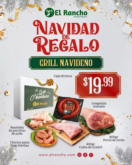 Catálogo Supermercado El Rancho en Daule | Grill Navideno  | 2025-12-19T00:00:00.000Z - 2025-12-24T00:00:00.000Z