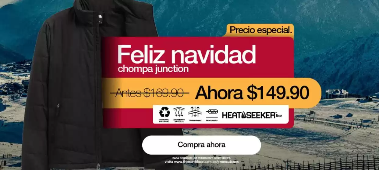 Catálogo The North Face | Feliz Navidad chompa junction  | 2025-12-19T00:00:00.000Z - 2025-12-24T00:00:00.000Z