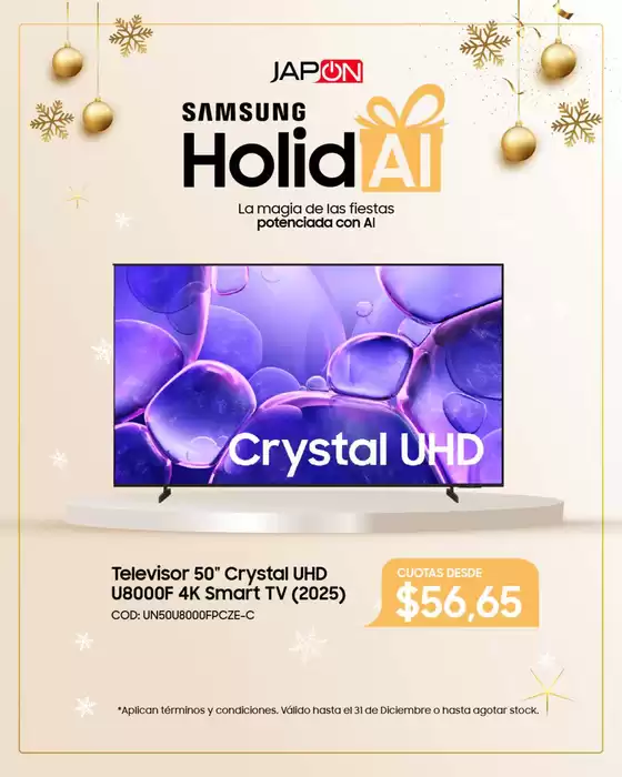 Catálogo Almacenes Japón en Santo Domingo | Promos - Holid AI | 2025-12-22T00:00:00.000Z - 2025-12-31T00:00:00.000Z