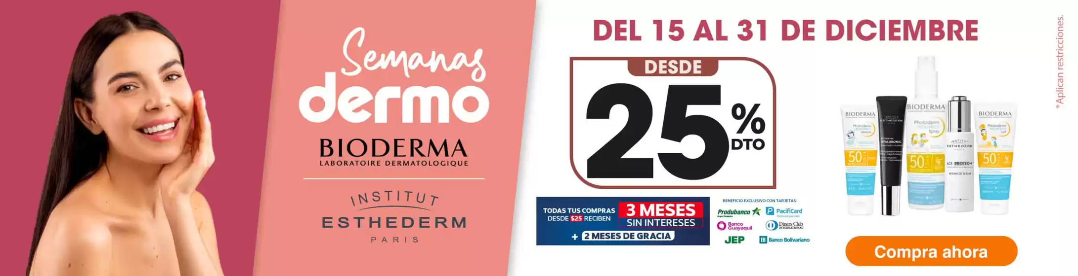 Catálogo Fybeca en Riobamba | Salud dermos | 2025-12-24T00:00:00.000Z - 2025-12-31T00:00:00.000Z