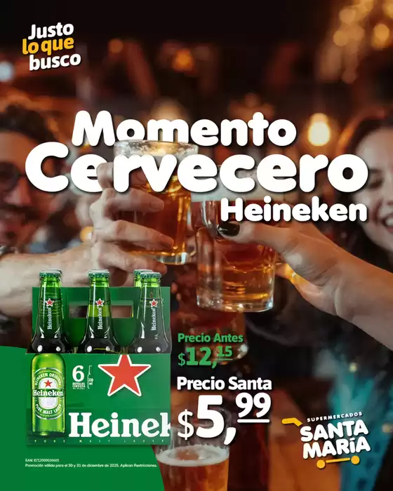 Catálogo Santa Maria en Sangolquí | Heineken  | 2025-12-31T00:00:00.000Z - 2025-12-31T00:00:00.000Z