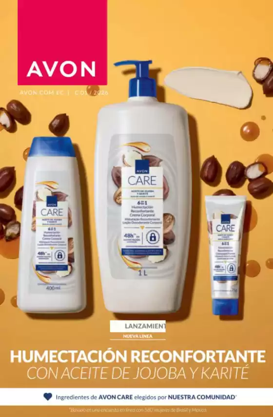 Catálogo AVON | Humectacion reconfortante | 2026-01-08T00:00:00.000Z - 2026-01-31T00:00:00.000Z