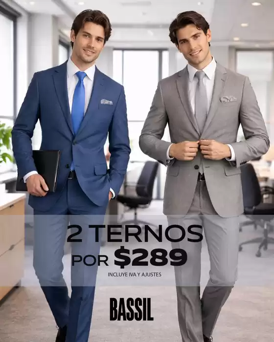 Catálogo Bassil | 2 ternos por $289 | 2026-01-23T00:00:00.000Z - 2026-02-15T00:00:00.000Z