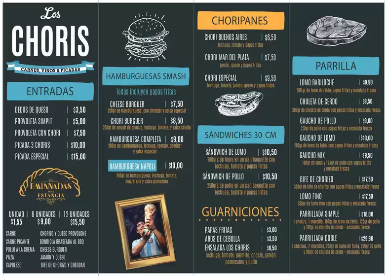 Catálogo Los Choris | Menu | 2026-01-23T00:00:00.000Z - 2026-02-28T00:00:00.000Z