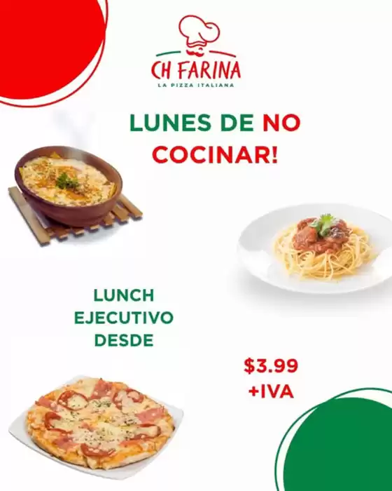 Catálogo Ch Farina en Macas | Lunes de no cocinar | 2026-01-26T00:00:00.000Z - 2026-01-26T00:00:00.000Z