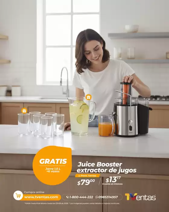 Catálogo TVentas en El Tambo Canton | Ofertas principales para todos los cazadores de gangas | 2026-02-02T00:00:00.000Z - 2026-02-08T00:00:00.000Z