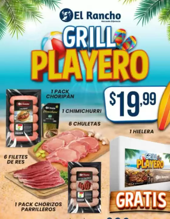Catálogo Supermercado El Rancho en Chone | Grill Playero | 2026-02-03T00:00:00.000Z - 2026-02-15T00:00:00.000Z
