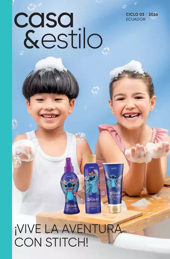 Catálogo AVON en Chone | VIve la aventura con stitch! | 2026-02-03T00:00:00.000Z - 2026-02-28T00:00:00.000Z