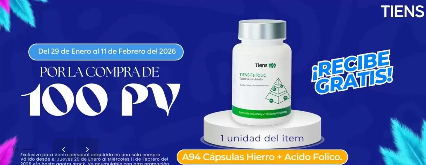 Catálogo Tiens en Santa Elena | Recibe Gratis  | 2026-02-04T00:00:00.000Z - 2026-02-28T00:00:00.000Z