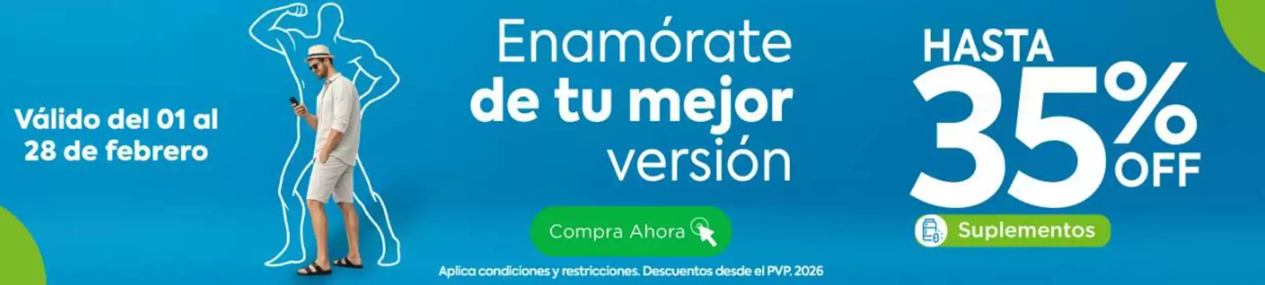 Catálogo Farmacias Medicity en Caluma Canton | Carnaval del amor | 2026-02-05T00:00:00.000Z - 2026-02-28T00:00:00.000Z