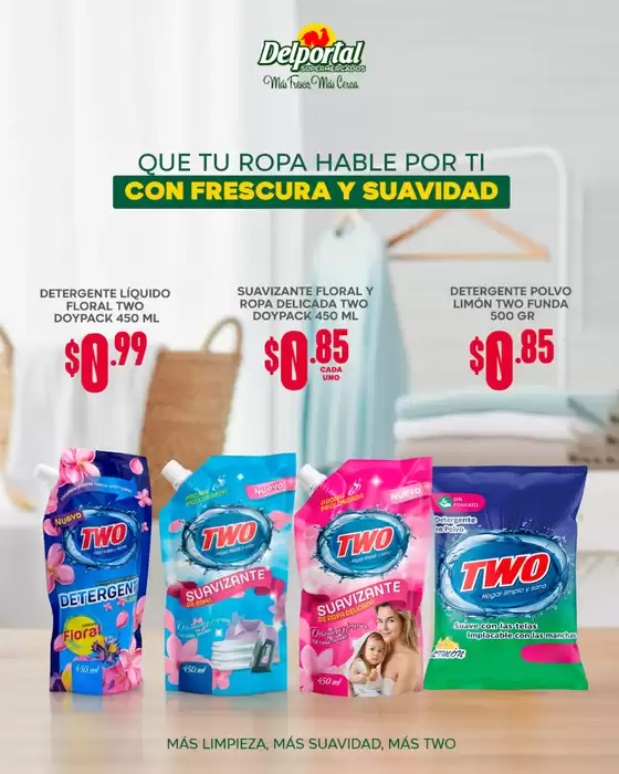 Catálogo Supermercados Delportal en Patate | Que tu ropa hable por ti | 2026-02-05T00:00:00.000Z - 2026-02-28T00:00:00.000Z