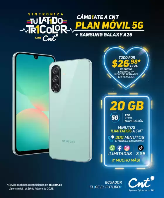 Catálogo CNT en Quito | Catálogo CNT | 2026-02-01T00:00:00.000Z - 2026-02-28T00:00:00.000Z