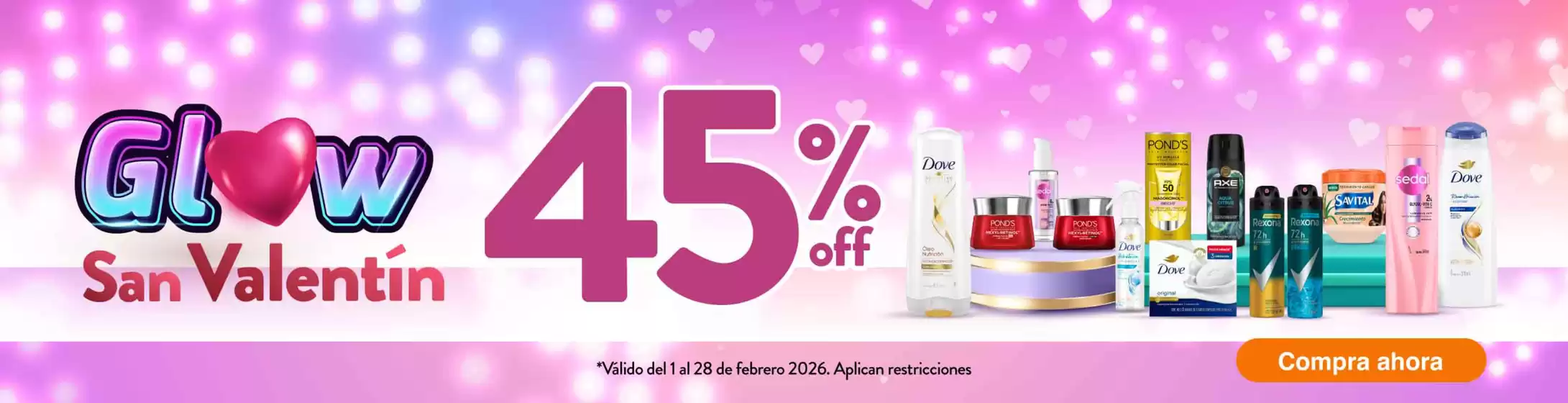 Catálogo Fybeca en La Troncal | Glow San Valentin | 2026-02-23T00:00:00.000Z - 2026-02-28T00:00:00.000Z