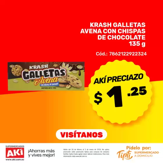 Catálogo Akí en Gualaceo | Nuevas ofertas para descubrir | 2026-02-26T00:00:00.000Z - 2026-03-03T00:00:00.000Z