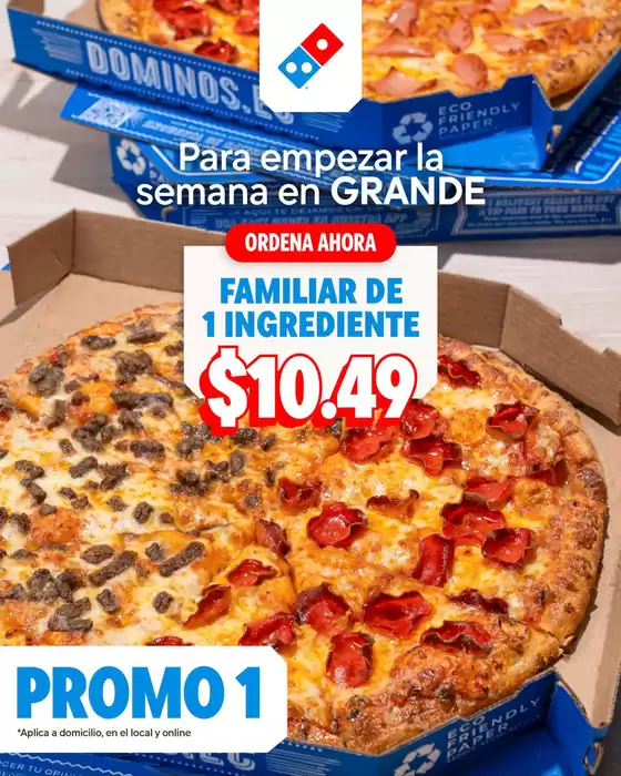 Catálogo Domino's Pizza en Quito | Para empezar la semana en Grande  | 2026-03-03T00:00:00.000Z - 2026-03-31T00:00:00.000Z
